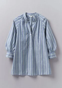 Cotton Stripe Raglan Shirt | Myrtle