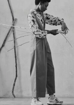 Patch Pocket Painted Daisy Shirt | Billi Flower Yellow -Falke Store WWTUS13 7