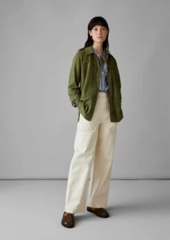 Garment Dyed Denim Shirt | Artichoke -Falke Store WWTUS23 7