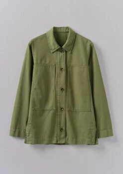 Garment Dyed Denim Shirt | Artichoke