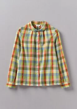 Anja Hand Woven Mulmul Shirt | Cabin Blue