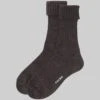 Falke Striggings Chunky Socks | Dark Brown