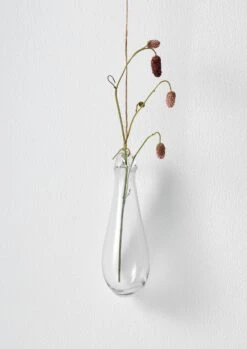 Teardrop Hanging Vase | Transparent