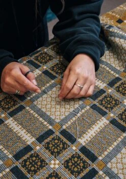 Melin Tregwynt Welsh Blanket | Mead/Ash -Falke Store thumbnail melin tregwynt3