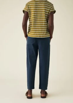 Gabi Cotton Pull On Trousers | Storm Blue 9 Gabi Cotton Pull On Trousers | Storm Blue -Falke Store wtrqw26 6copy